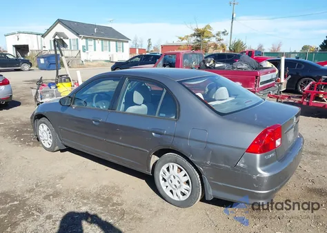 2005 Honda Civic Lx из США, поврежденный, VIN JHMES16505S007064